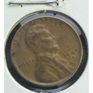 1949 D Lincoln Wheat Penny 1c Denver Mint Cent ERROR ON YEAR "9" is partial